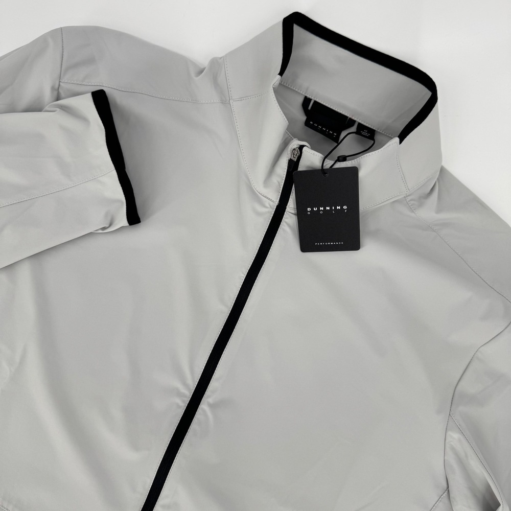 Dunning Golf ARTI Mens Grey Full Zip Performance Jacket D7S22J806 Size M NEW